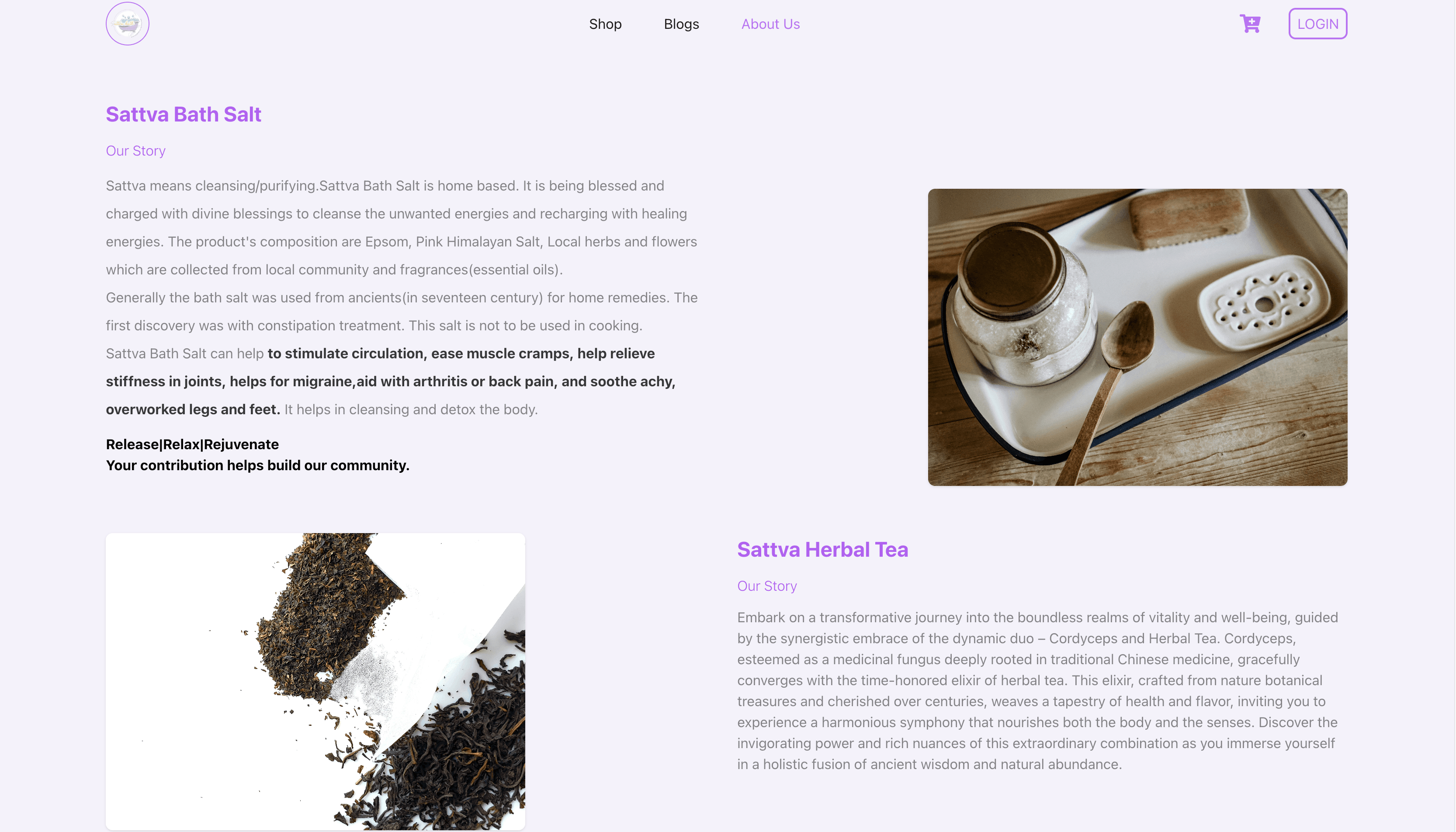 Bhutan Bath Essentials detail 2