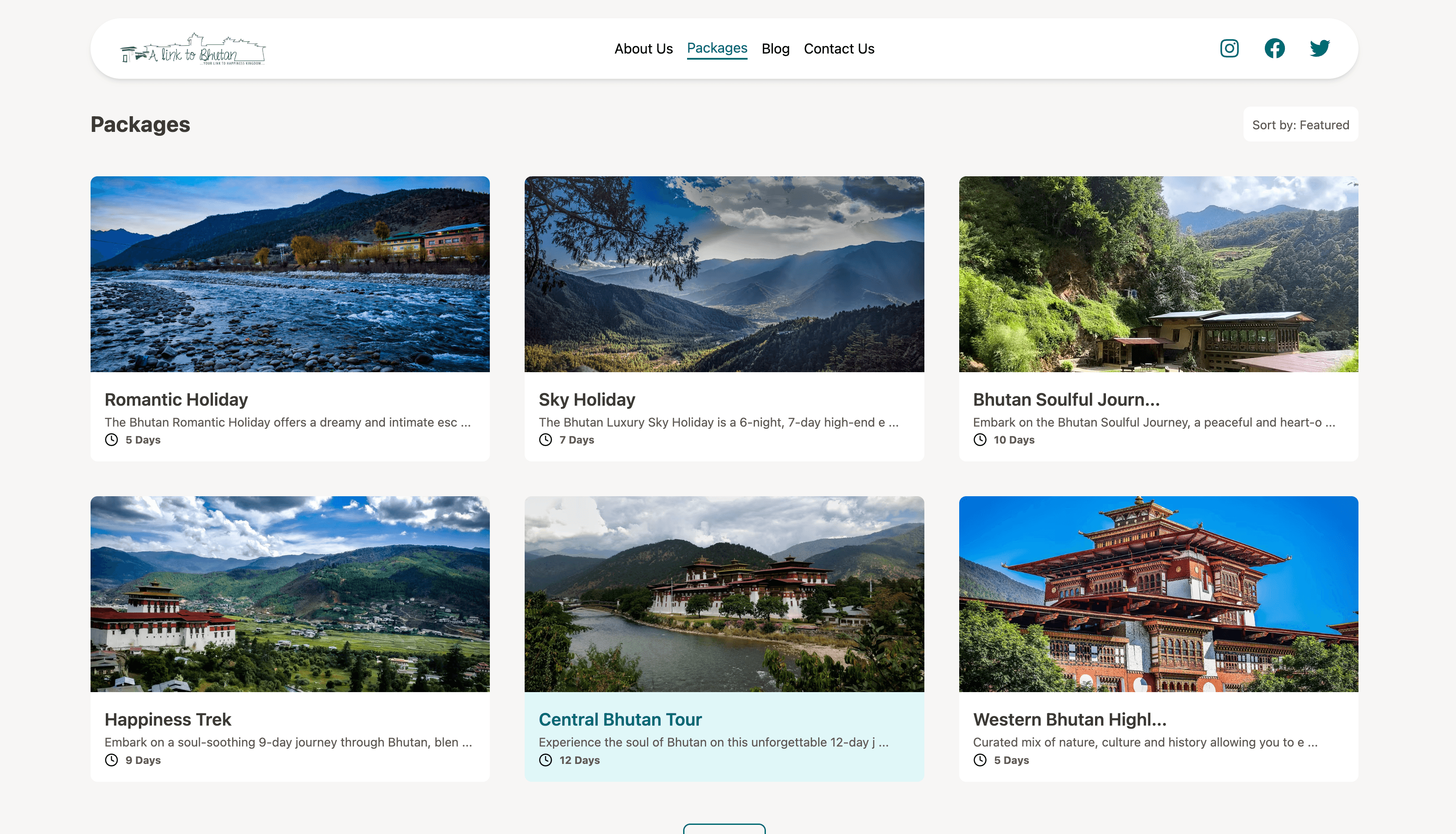 Link To Bhutan detail