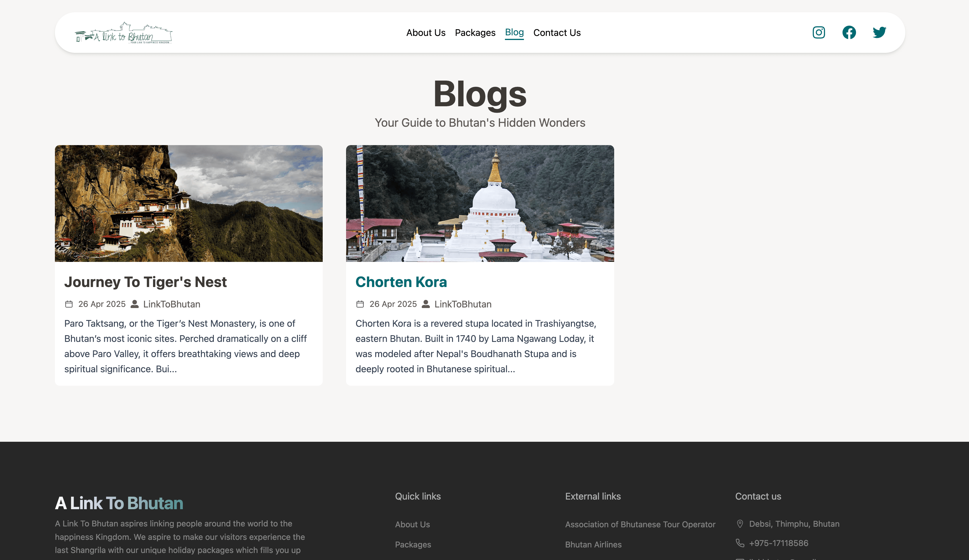 Link To Bhutan detail 2