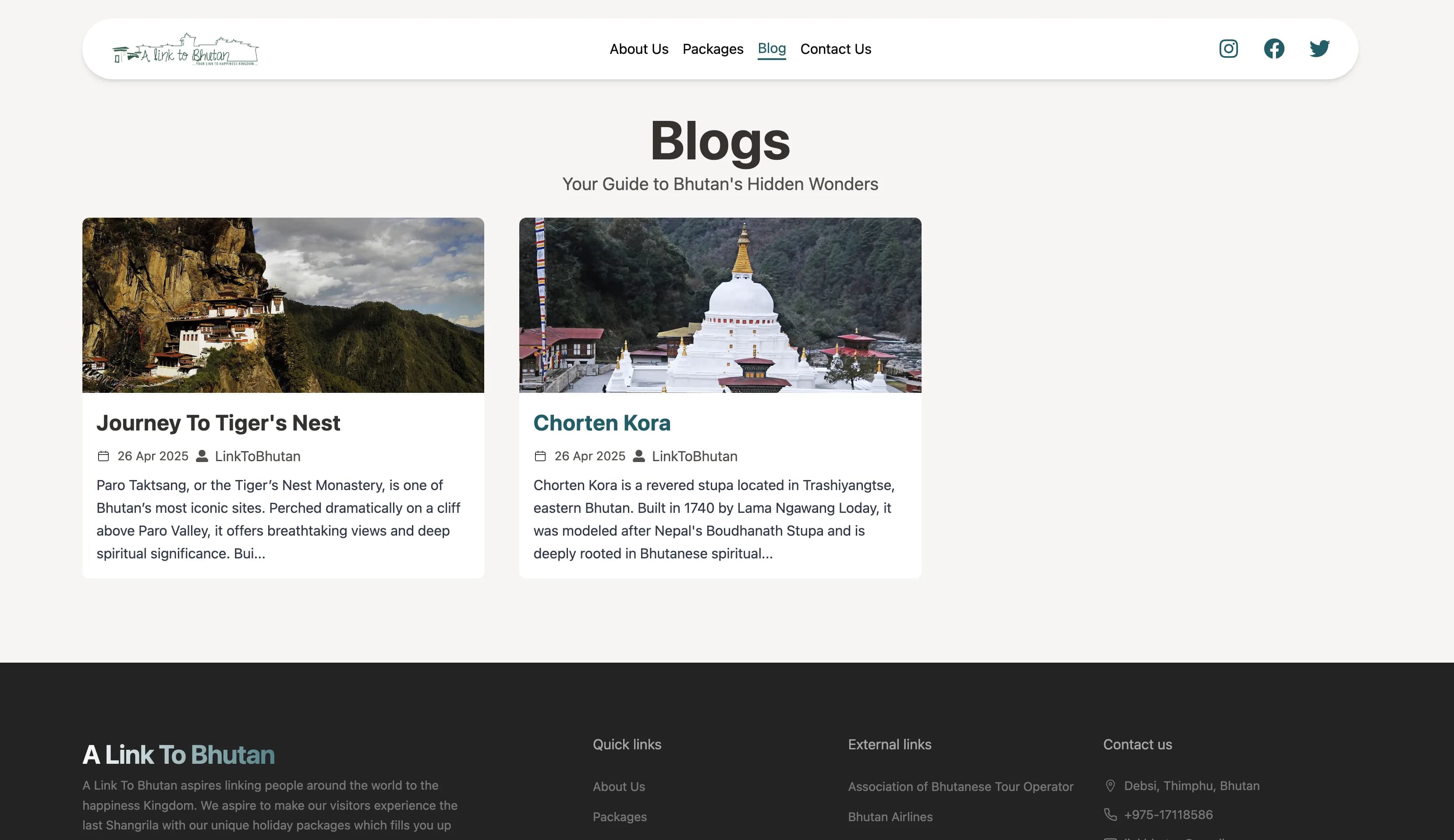 Link To Bhutan detail 2