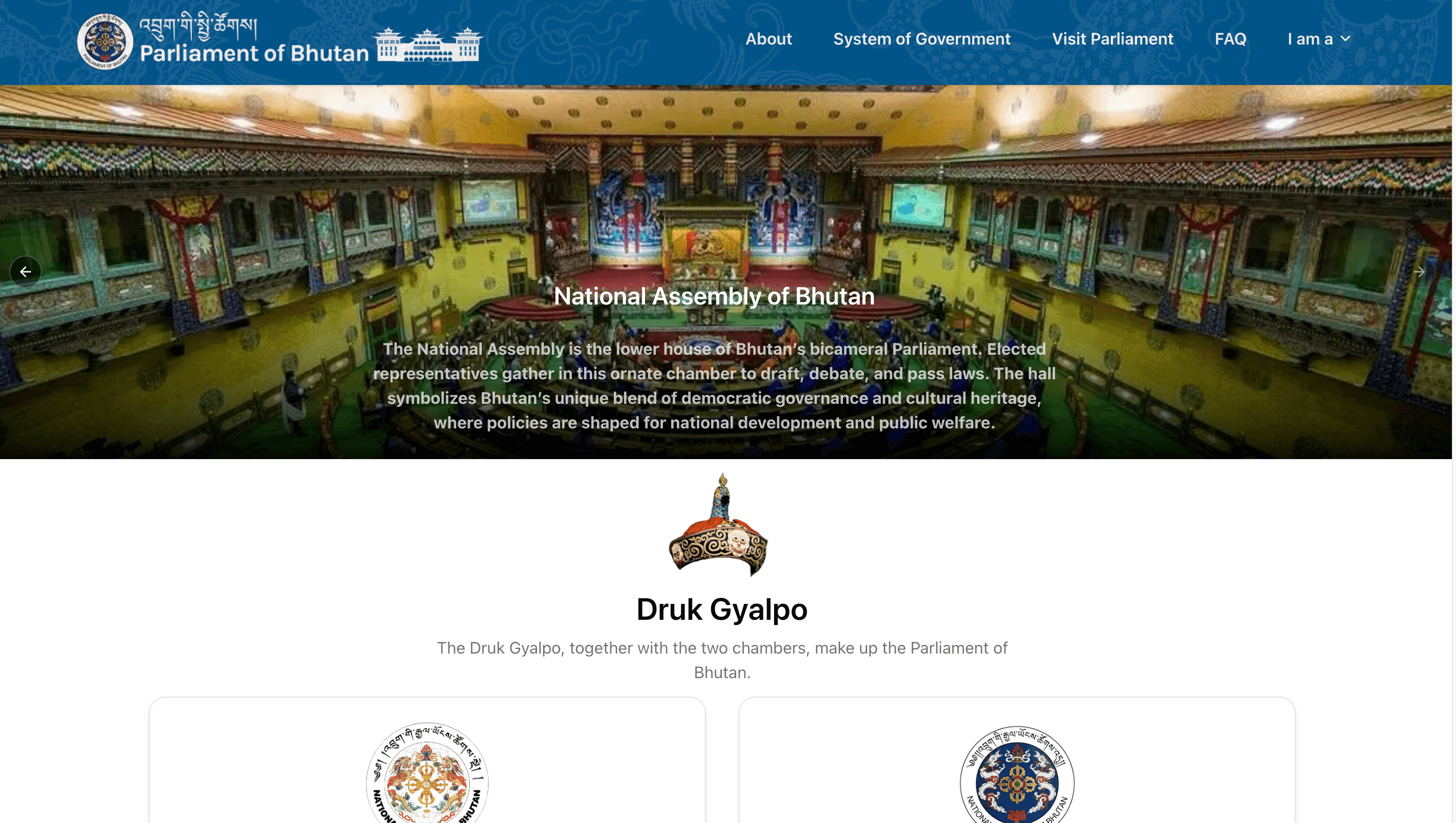 Bhutan National Parliament